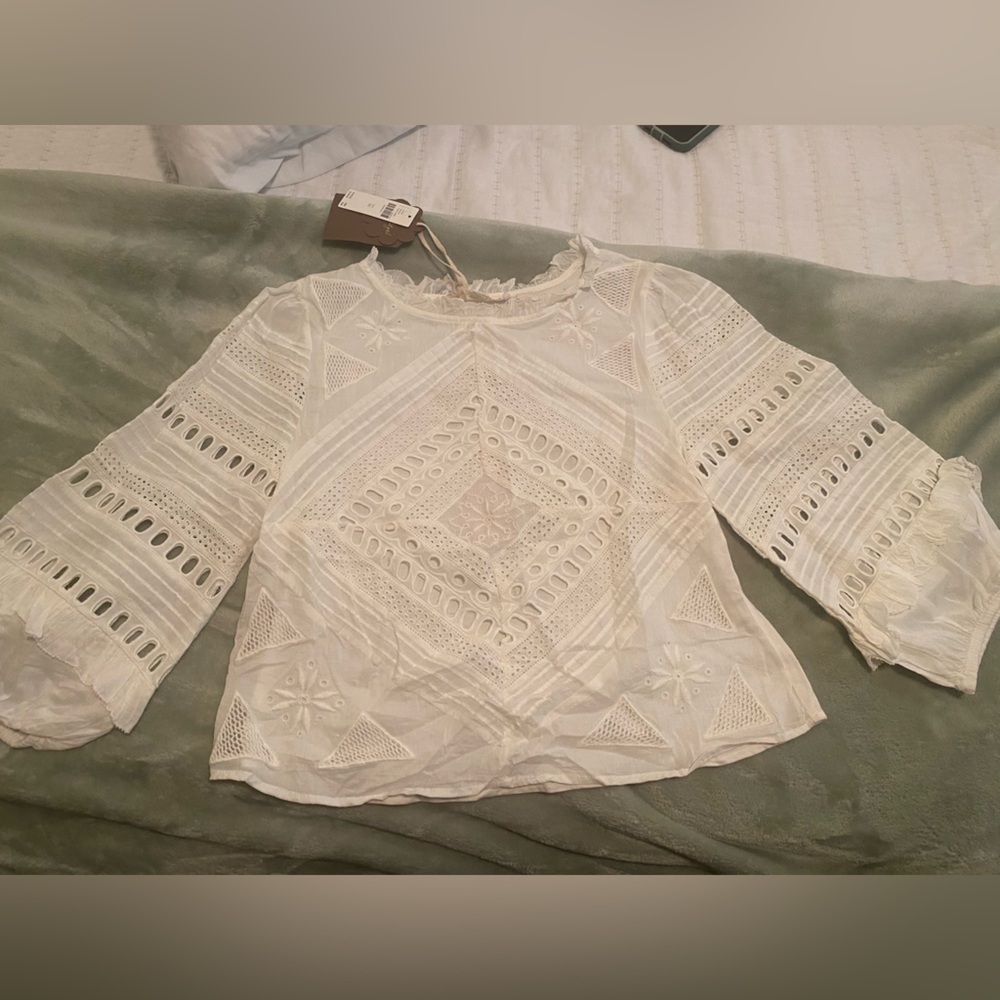 Anthropologie Forever That Girl white blouse